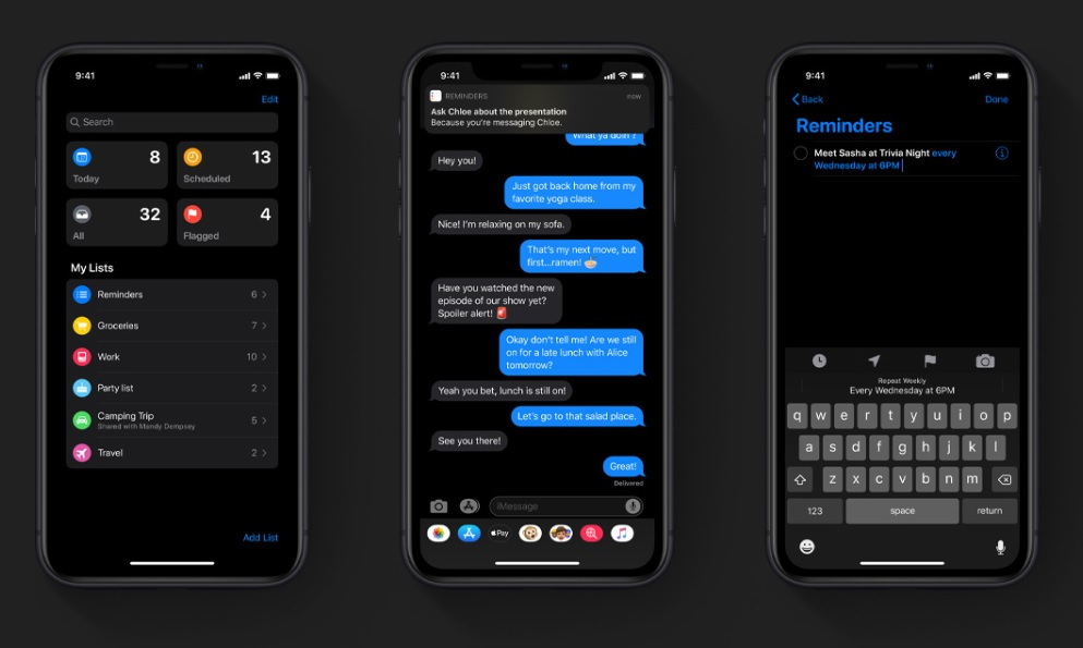ios 13 reminders app