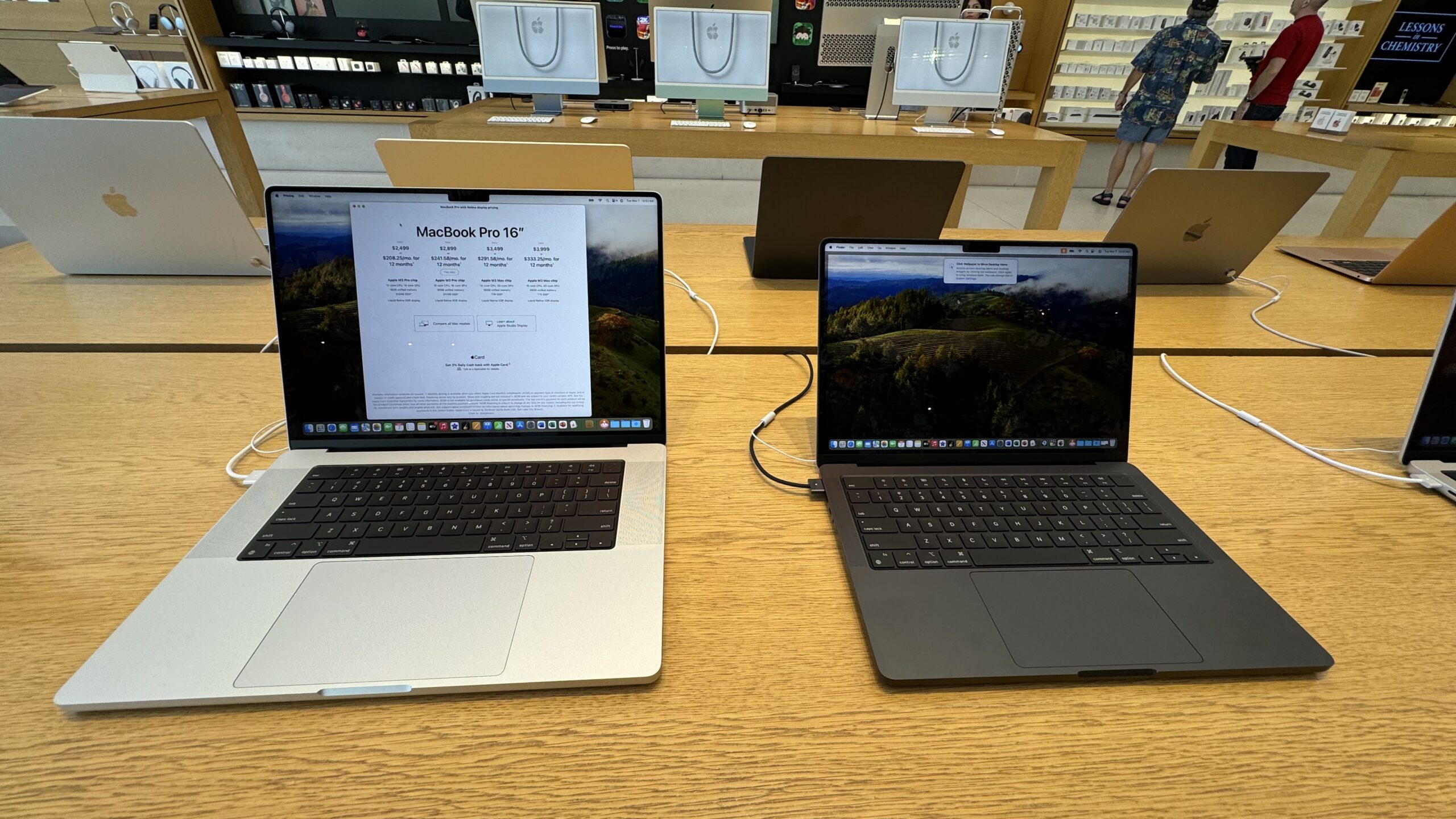 New MacBook Pro and iMac with M3 chip now available in stores