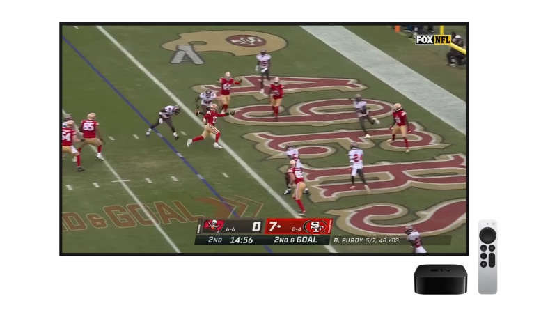 Apple TV 4K users can stream the 2024 NFC Championship in 4K