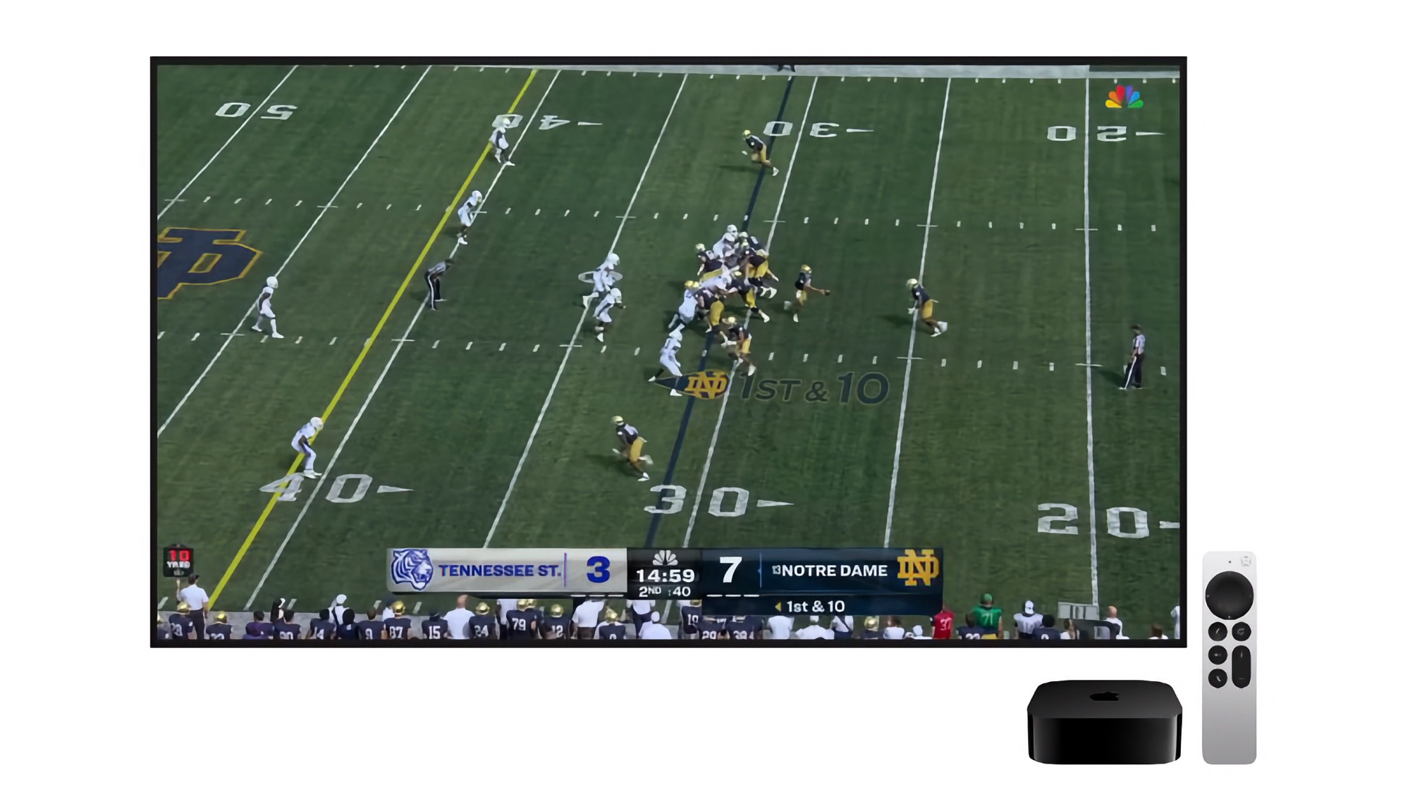 Apple TV 4K users can stream Notre Dame football game in 4K today